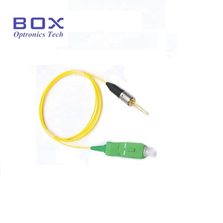 1370nm DFB 2mw Coaxial Pigtail Laser Diod SM Fiber